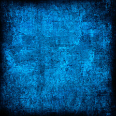 Obraz premium Grunge blue background with space for text