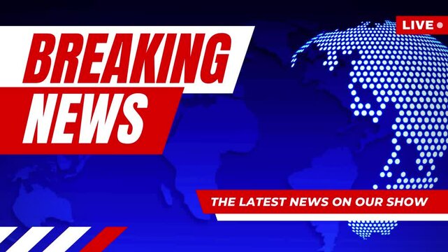 country word cloud web breaking news animation
