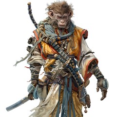Anime Monkey Warrior