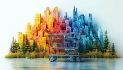 Innovative Shopping Cart with Dynamic Price Adjustments and Real-Time Discounts