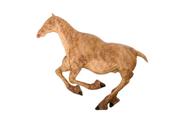 alien horse on white background