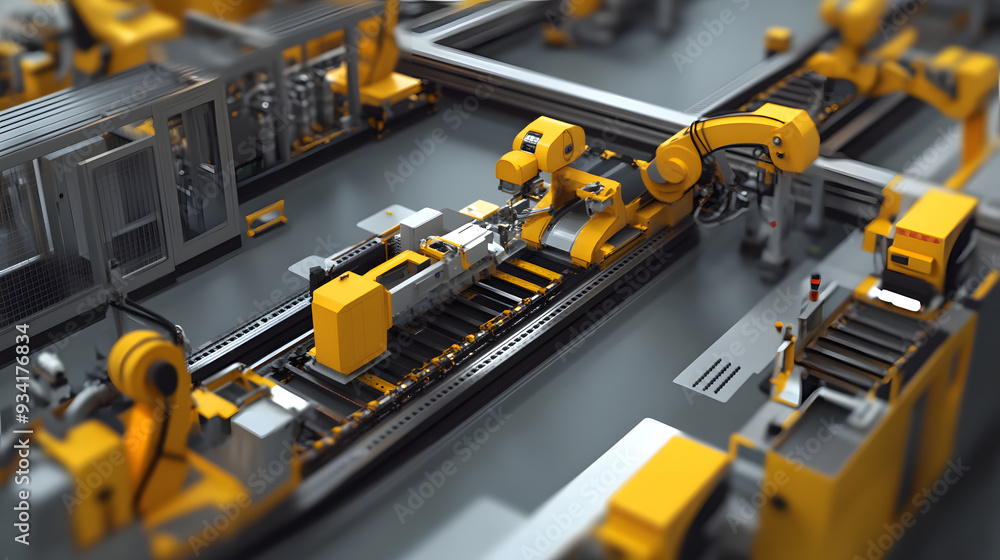 Poster assembly lines: 3d animated view of manufacturing processes offers an immersive exploration of the i