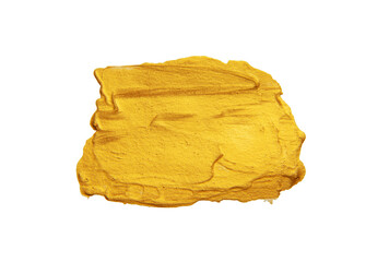 Gold Texture Paint Stain Illustration.
