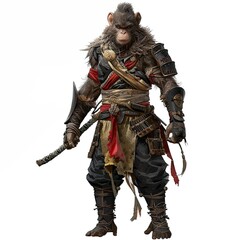 Obraz premium Anime Monkey Warrior