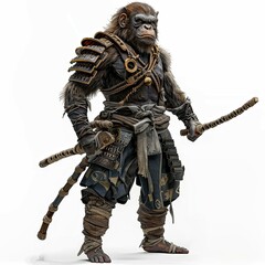 Anime Monkey Warrior