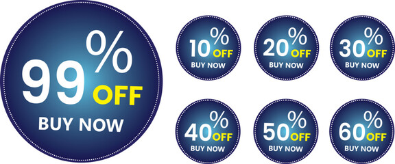 Set of Sale badges. Sale quality tags and labels. Template banner shopping badges. Special offer, sale, discount, shop, sticker. Vector illustration.