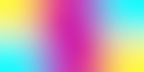 Abstract colorful bright spots gradient background .Vector backdrop for your design .Holographic background rainbow colors gradient shades .multicolor,Rough, grain, noise,grungy.Template.	