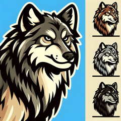 A Sophisticated and Elegant Wolf: The Logo that Combines High-Quality Craftsmanship and Modern Aesthetic