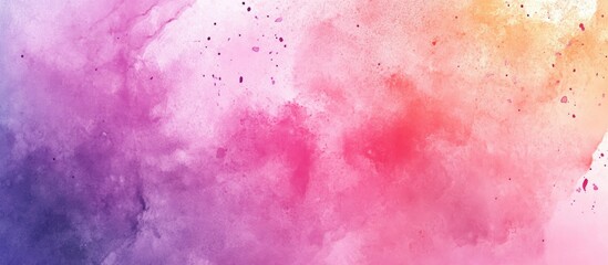 Obraz premium Urban Hipster Background with Spatter Watercolor Dirty Art Aesthetic Abstract Dyed Backdrop White Splat Design Creative Ink Banner Trendy Fashion Watercolor Style Splattered Tie Dye with Wet Brush