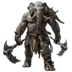 Fototapeta premium Anime Elephant Warrior