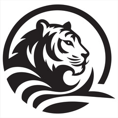 The Mighty and Elegant Tiger A Martial Arts Studios Vector Logo