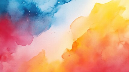 Obraz premium Watercolor abstract illustration featuring a vibrant and captivating background