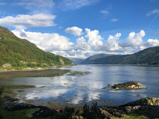 Fototapeta premium View from Eilean Donan Castle