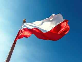 Polska flaga z okazji Święta Niepodległości