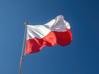 Polska flaga z okazji Święta Niepodległości