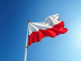 Polska flaga z okazji Święta Niepodległości