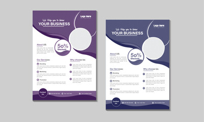 Creative professional a4 flyer, flyer template layout design, business flyer, Business brochure flyer design layout template, corporate banners and leaflets