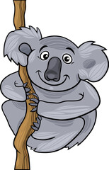 cartoon koala funny animal character