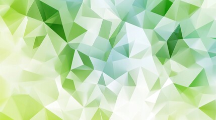 Obraz premium A light green vector background with triangles, featuring a modern abstract illustration with colorful triangles.