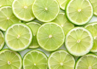 lime slices isolated on transparent background png