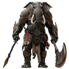 Fototapeta premium Anime Elephant Warrior