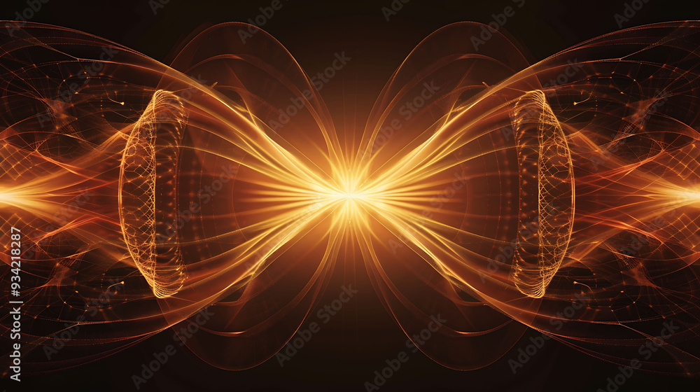 Poster representation of the universe in conjunction with space-time visualizations
