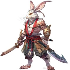 Anime Rabbit Warrior