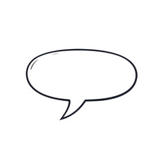 Naklejka premium Message bubble cartoon icon illustration on white background. Generative AI