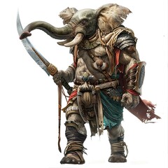 Anime Elephant Warrior