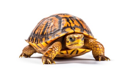 Fototapeta premium Close-up of a Yellow-bellied Box Turtle