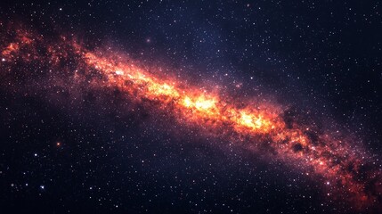 Starry sky, milky way 