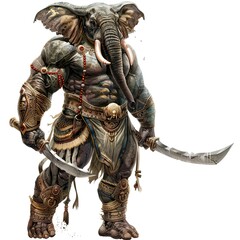 Anime Elephant Warrior