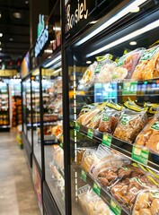 Fototapeta premium Freshly Prepared Food in a Convenience Store