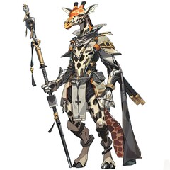 Anime Giraffe Warrior