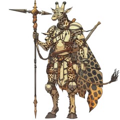Anime Giraffe Warrior