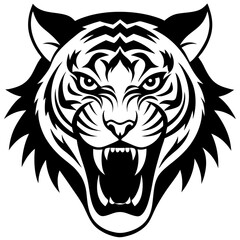 tiger vector art illustration