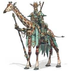 Anime Giraffe Warrior