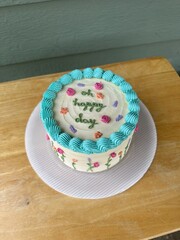 Decorated Floral Cake