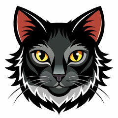 Obraz premium vector illustration of a cat