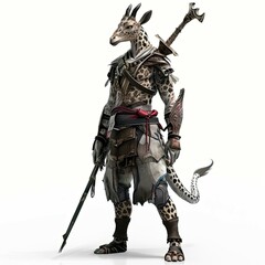 Anime Giraffe Warrior