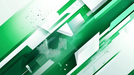 A green and white geometric background, suitable for Saudi Arabia Independence Day or National Day design.