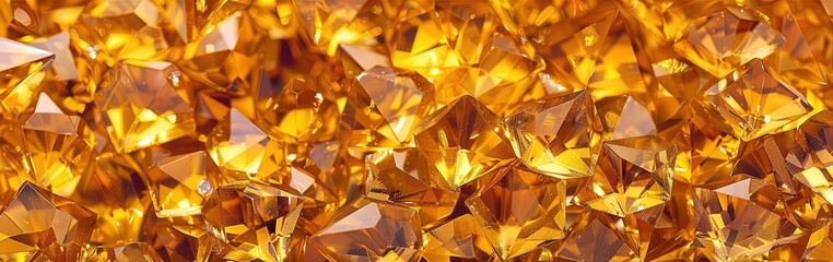 pattern made of crystals, yellow colors, shiny, glitter, 