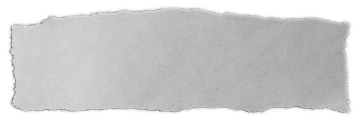 Obraz premium Piece of torn paper isolated on plain background 