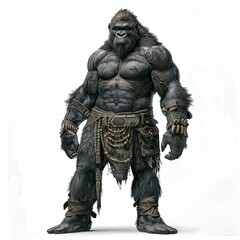 Fototapeta premium Anime Gorilla Warrior
