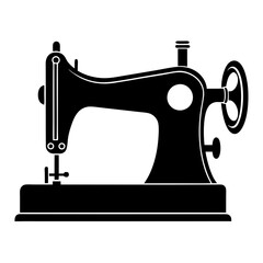 sewing machine isolated on white