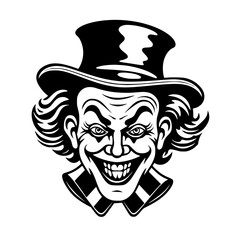 Scary Clown Vector