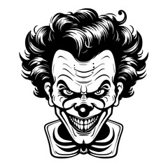 Scary Clown Vector