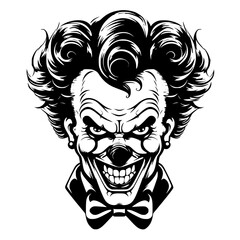 Scary Clown Vector