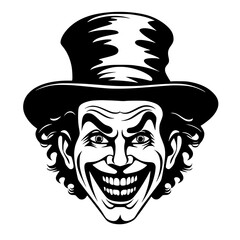 Scary Clown Vector