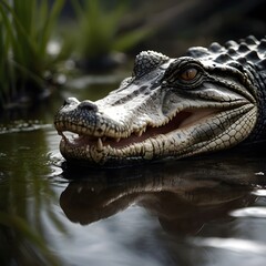 Obraz premium close up of an alligator
